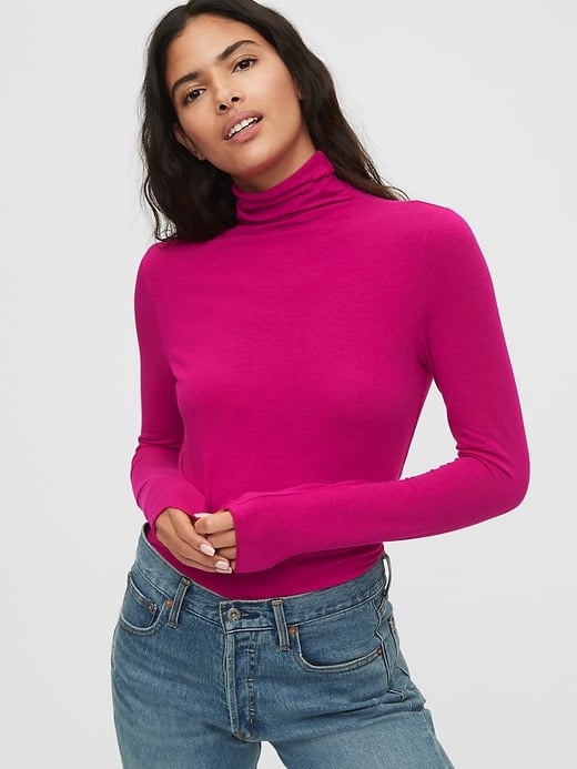 Gap Fitted Funnel-Neck T-Shirt