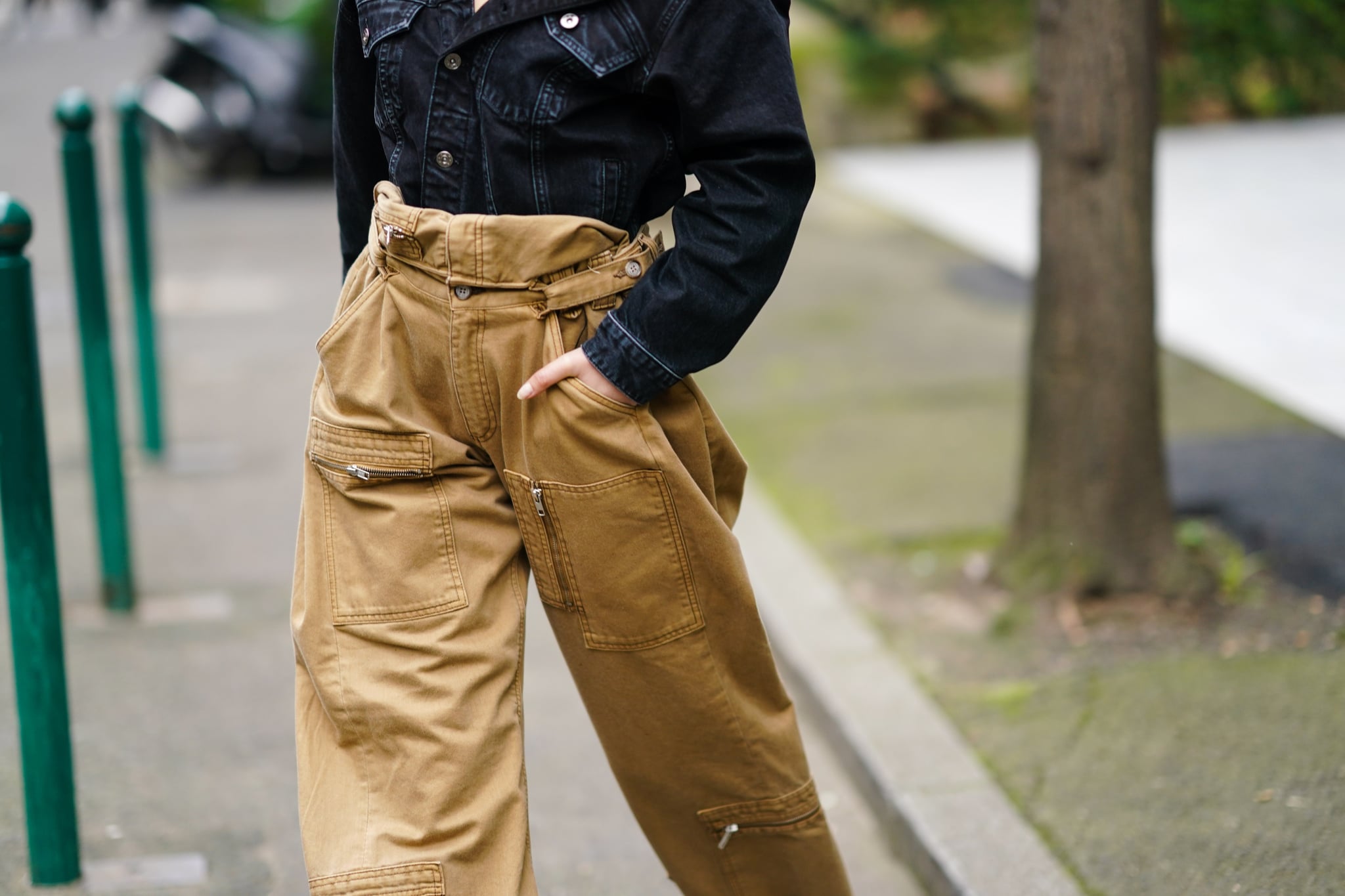 Khaki Got a Street Style Upgrade at Paris Fashion Week Men's - Fashionista