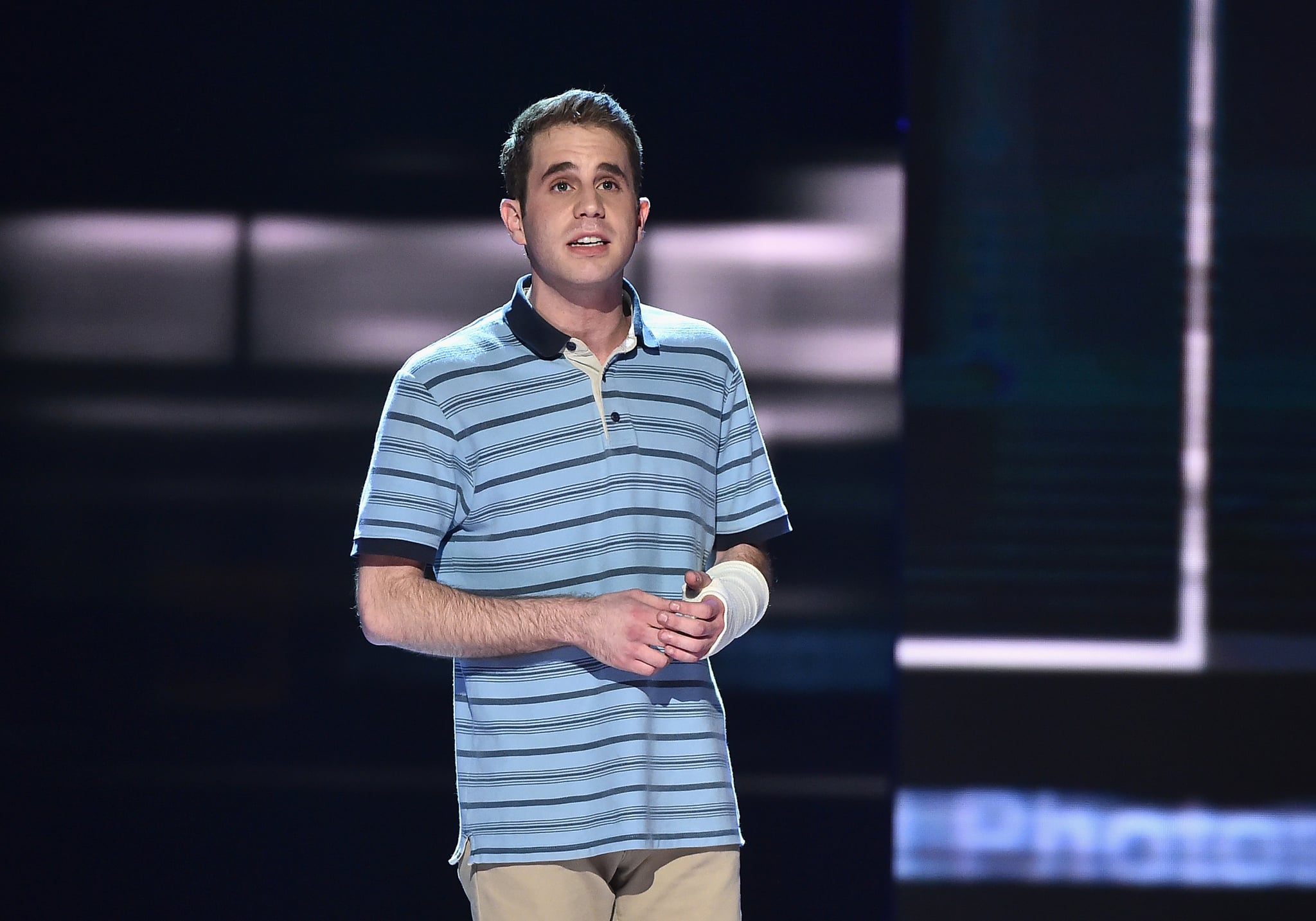 NEW YORK, NY - JUNE 11:  Ben Platt performs with the cast of 