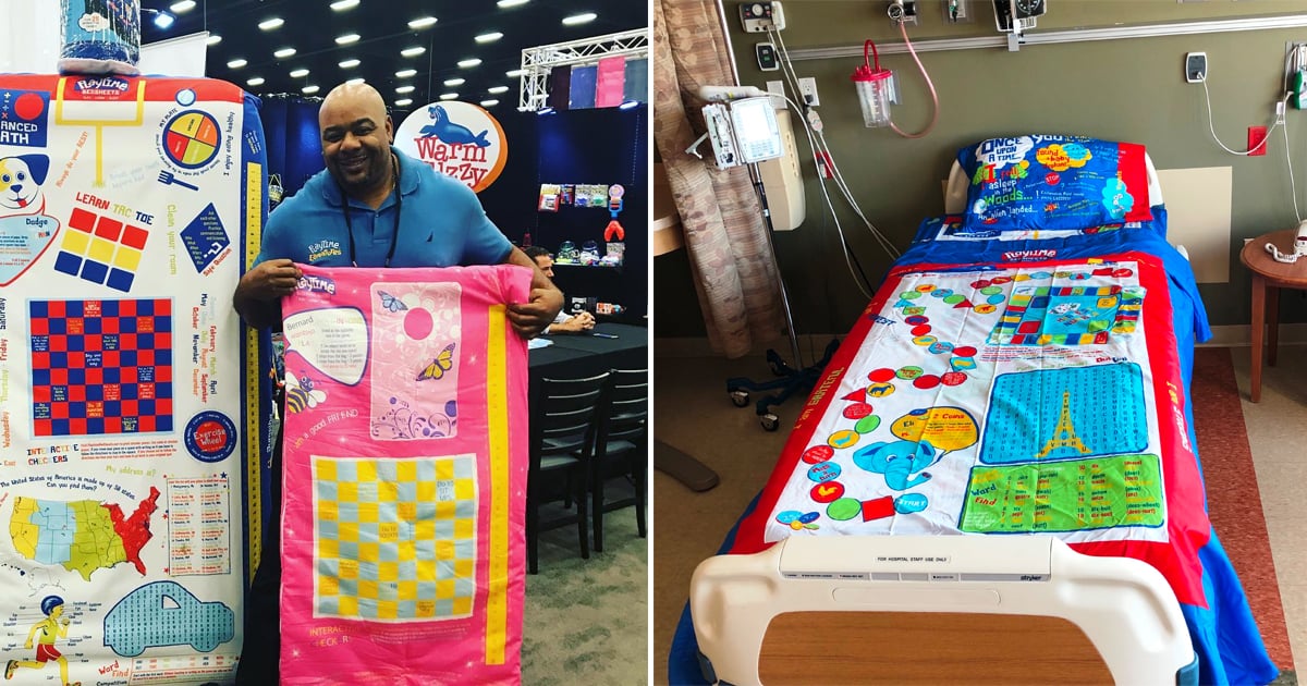 The Playtime Bed Sheets Are Covered in Interactive Games Dad Creates