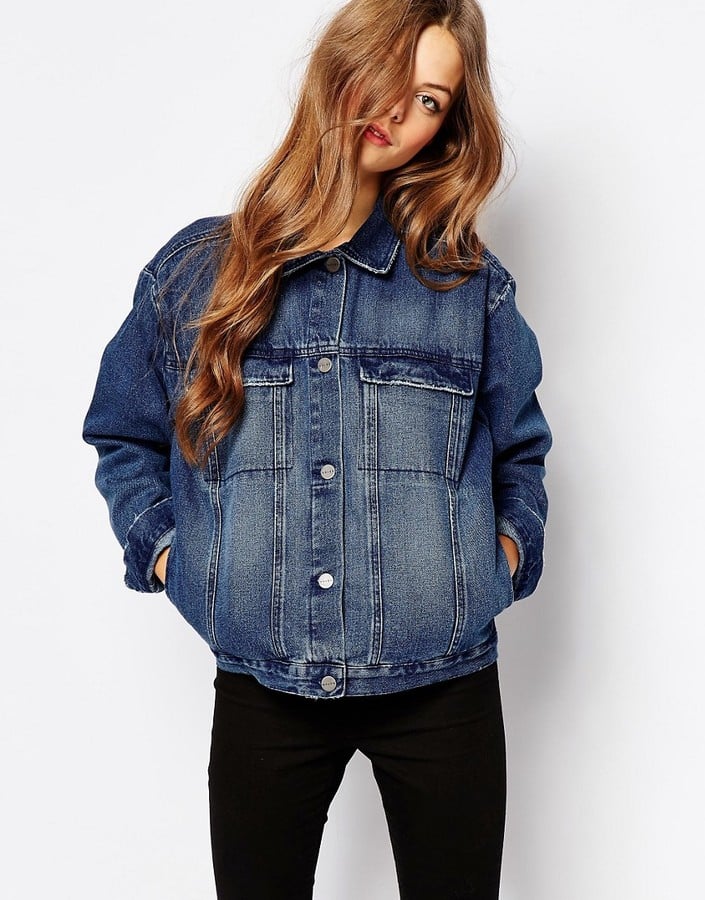 WÅVEN Karin Boyfriend Fit Denim Jacket ($110)