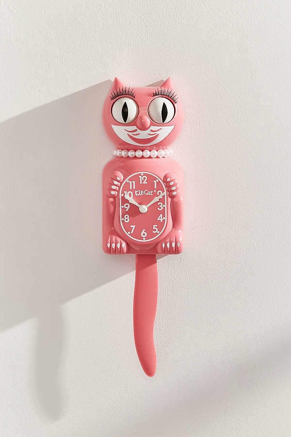 Lucky cat on sale clock