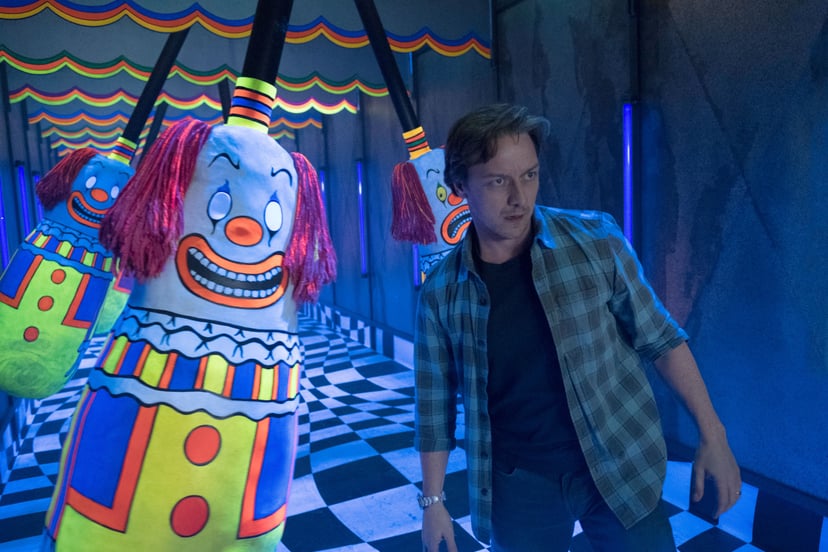 IT CHAPTER TWO, James McAvoy, 2019. ph: Brooke Palmer /  Warner Bros. / courtesy Everett Collection