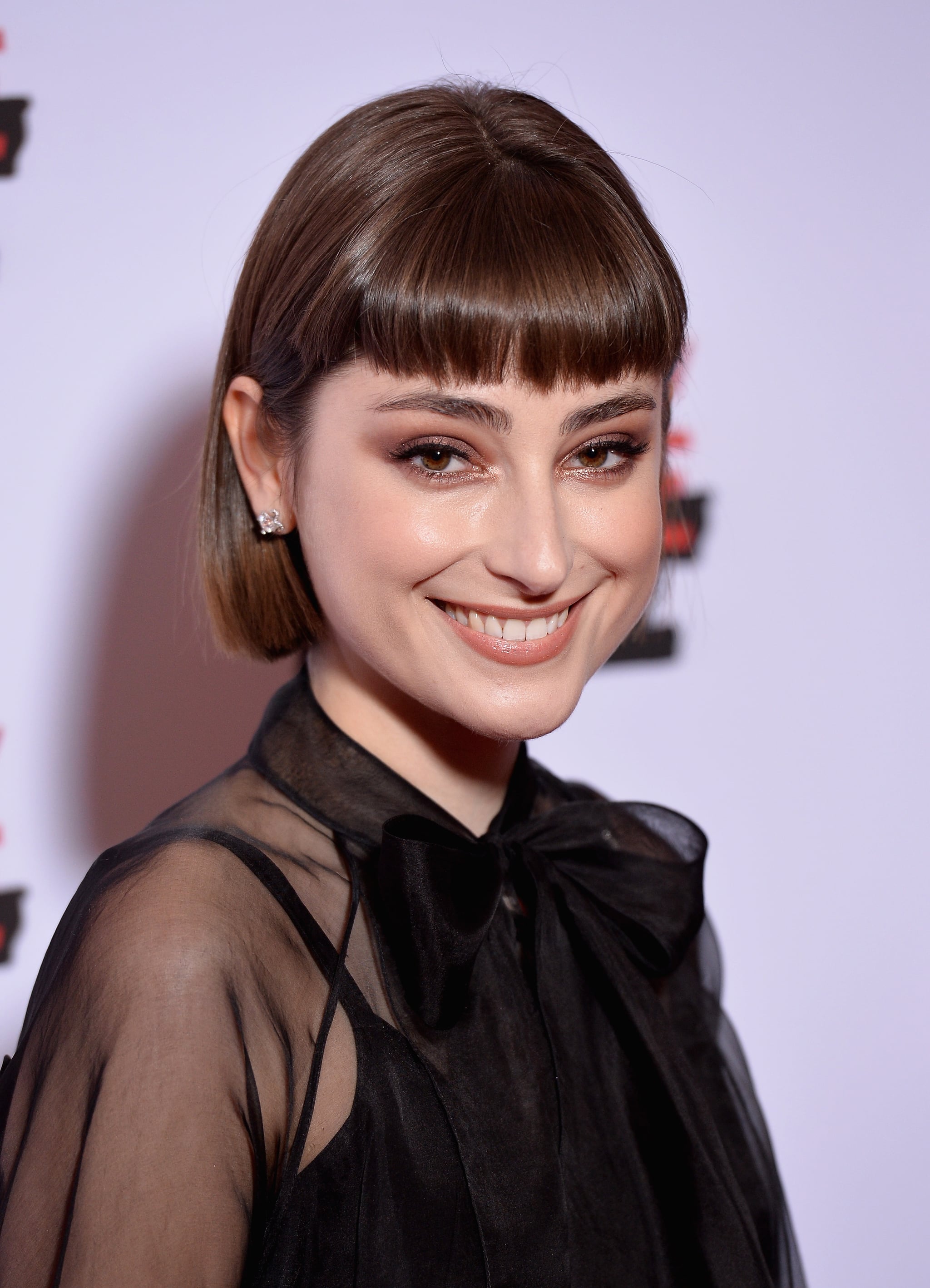 Ellise Chappell 20 Fab And Feminine Bob Haircuts With Bangs Popsugar Beauty Photo 5 Ellise chappell as clara simms in miss scarlet and the duke (s01e01). ellise chappell 20 fab and feminine