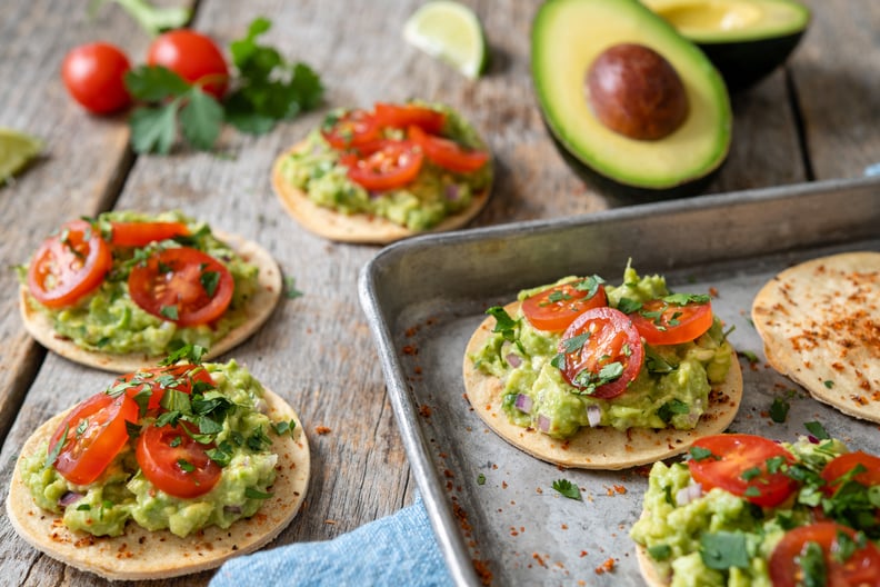Lime-Spiced Mini Tostada With Guacamole Topper