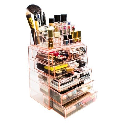Sorbus Cosmetic Makeup and Jewellery Storage Case Display
