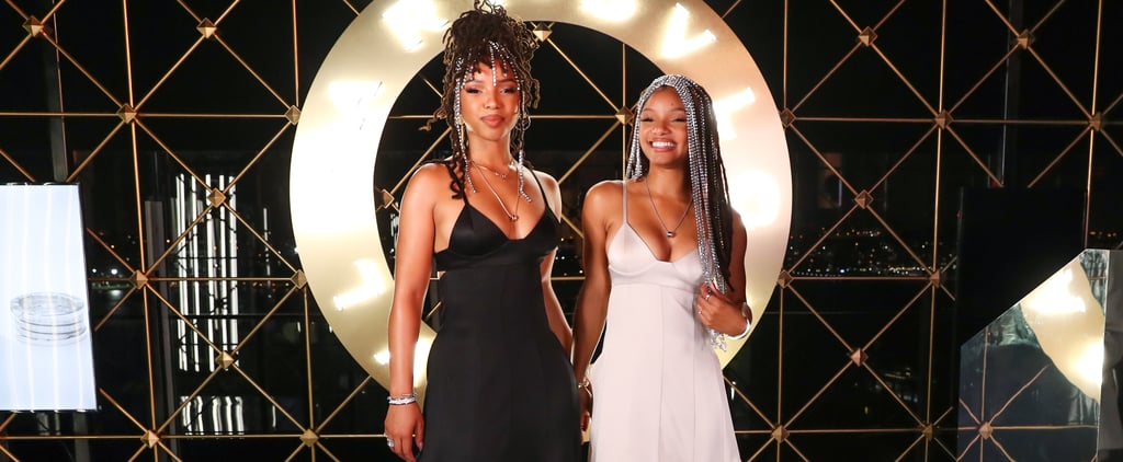 Chloe x Halle Are Each Other's Yin and Yang in These Black and White Slip Dresses