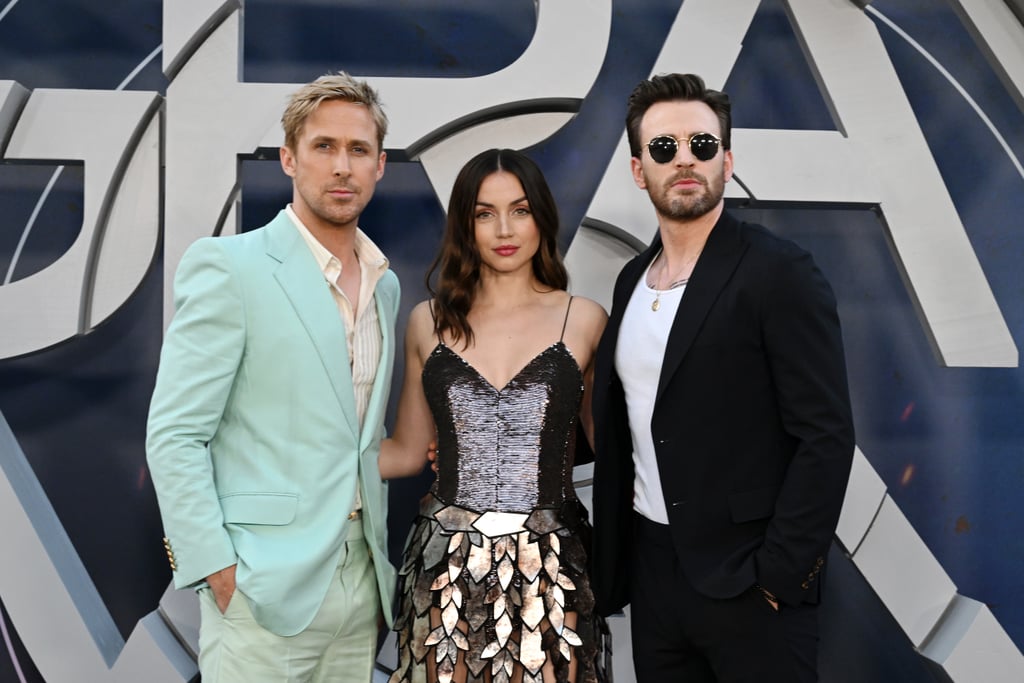 Ryan Gosling Wears Mint Gucci Suit to The Gray Man Premiere