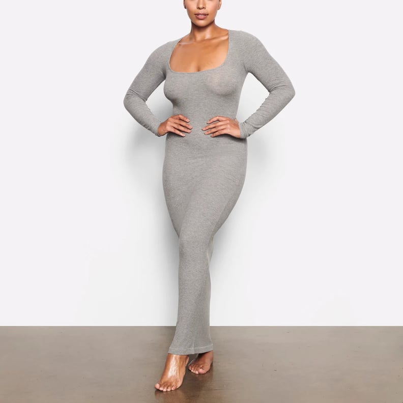 Best Body-Con House Dress: Skims Soft Lounge Long Sleeve Dress