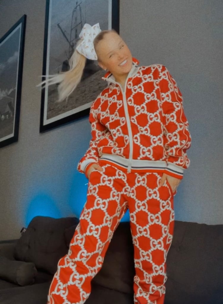 JoJo Siwa Wears a Gucci Tracksuit For the GLAAD Awards 2021