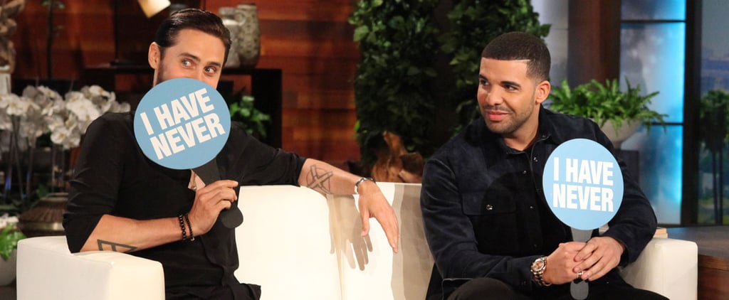 Drake and Jared Leto Play "Never Have I Ever" on Ellen