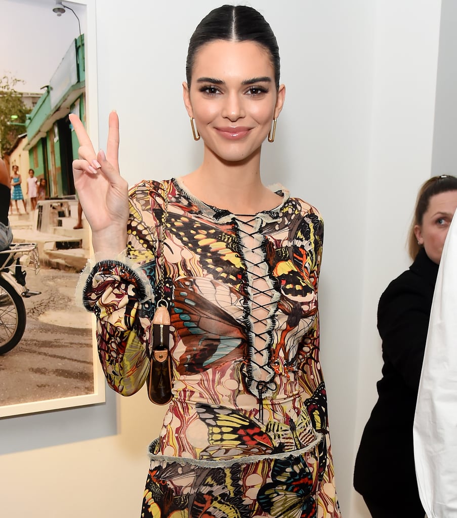 Kendall Jenner's Butterfly Outfit After the Burberry Show
