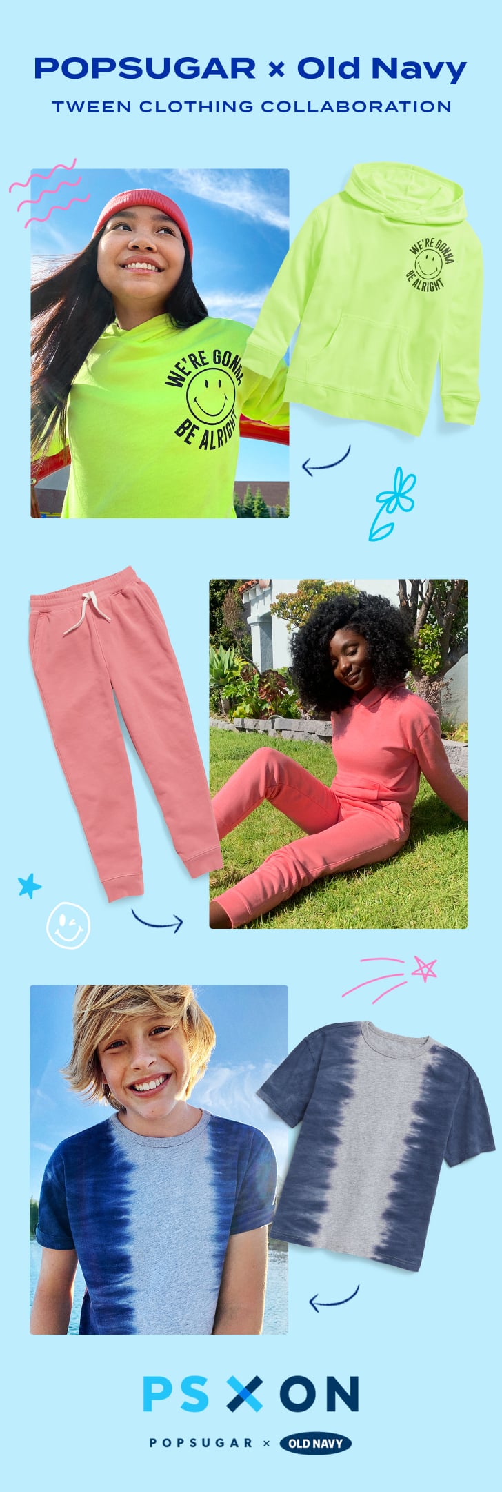 POPSUGAR x Old Navy Tween Clothing Collaboration