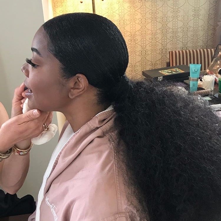 Gabrielle Union Hair at the 2017 Emmys