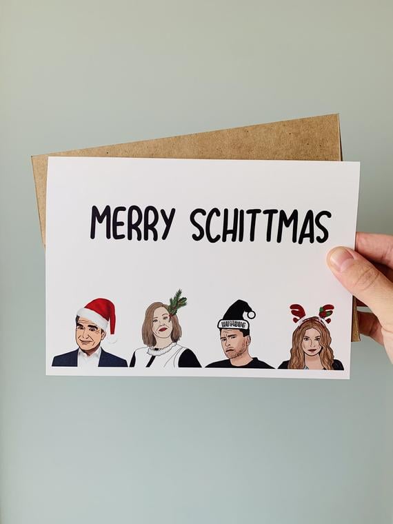 Merry Schittmas Schitt's Creek Christmas Card