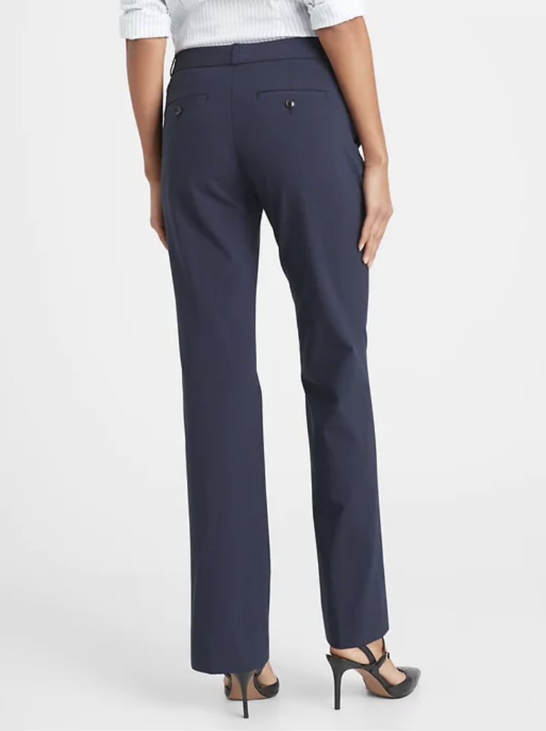 Banana Republic Logan Trouser-Fit Washable Wool-Blend Pants