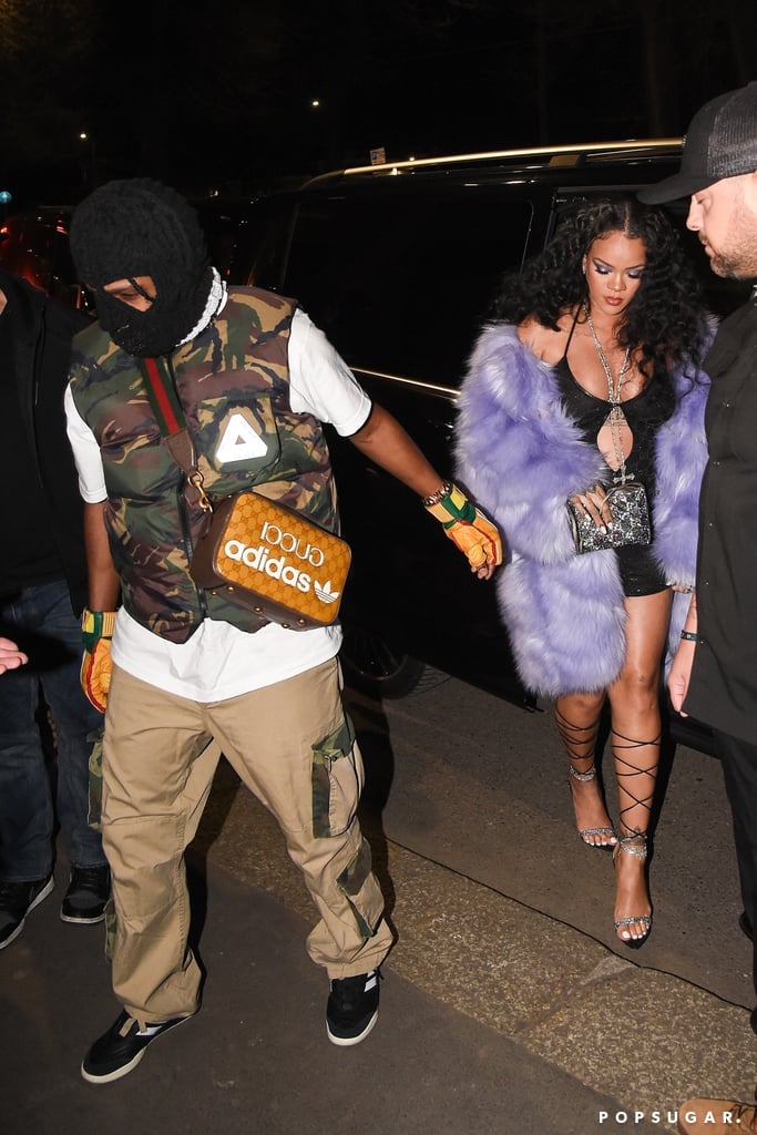 Rihanna and A$AP Rocky Headed to the Gucci Afterparty in Milan