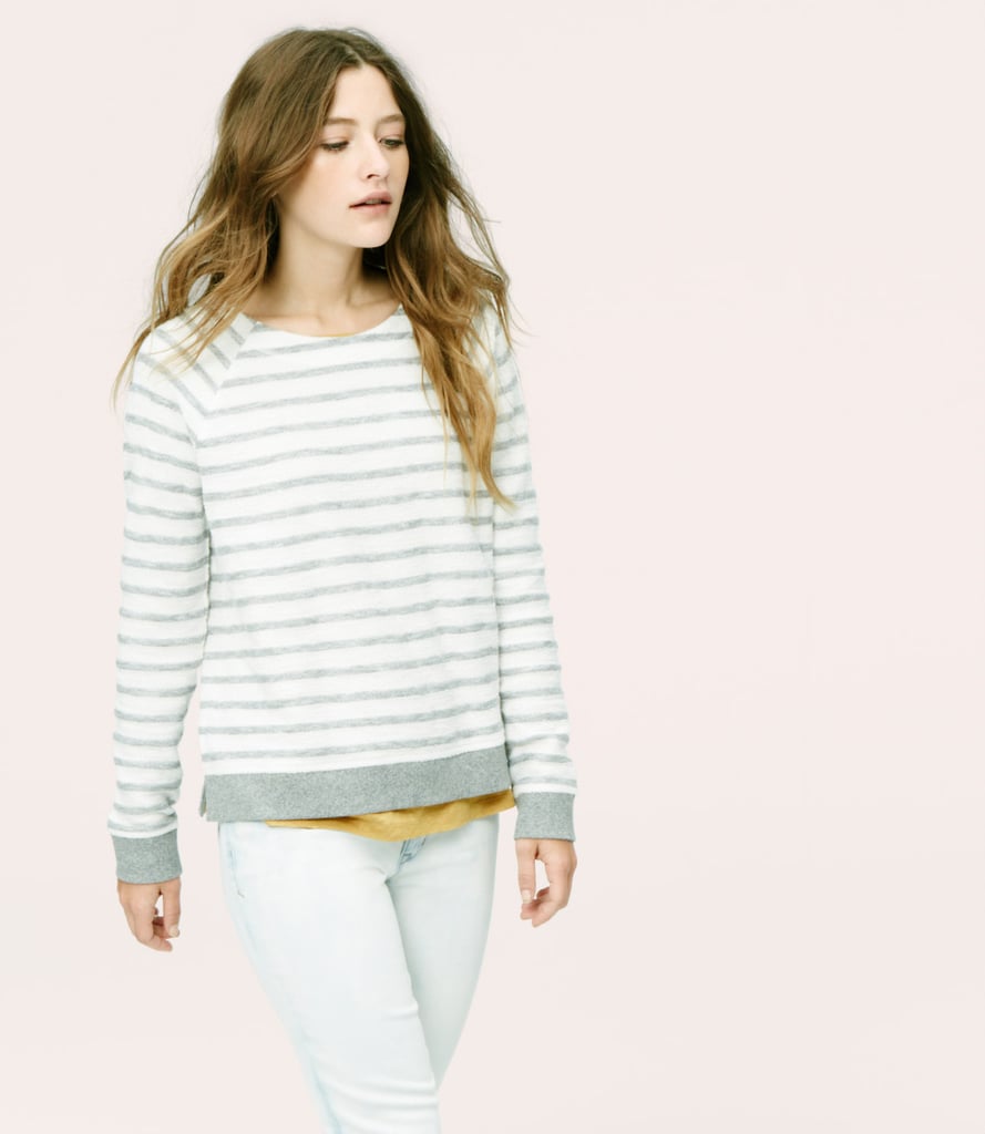 Loft Lou & Grey Haze Stripe Sweatshirt ($50)