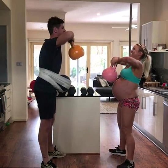 Mom Challenges Husband to Pregnancy Workout