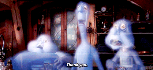 When the Ghosts Say "Thank You" in Unison