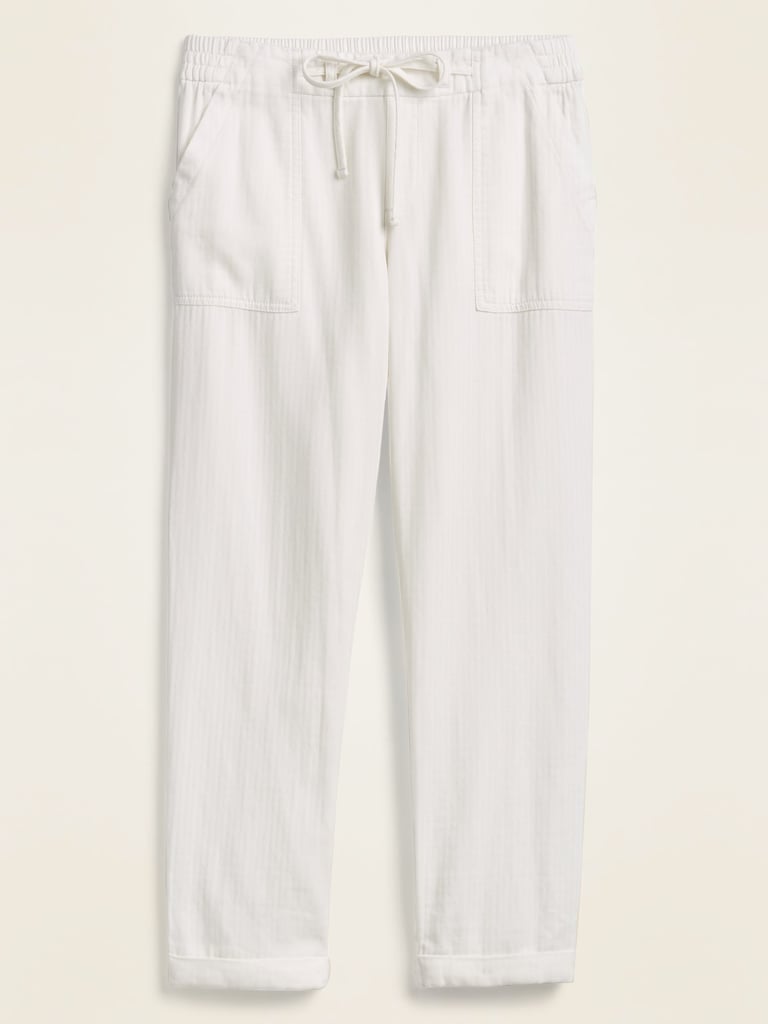 Old Navy Mid-Rise Soft-Twill Utility Pants