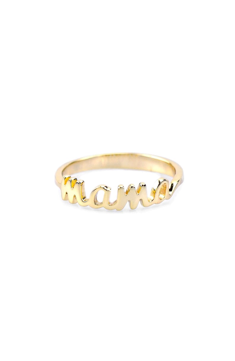 Kris Nations Mama Script Ring