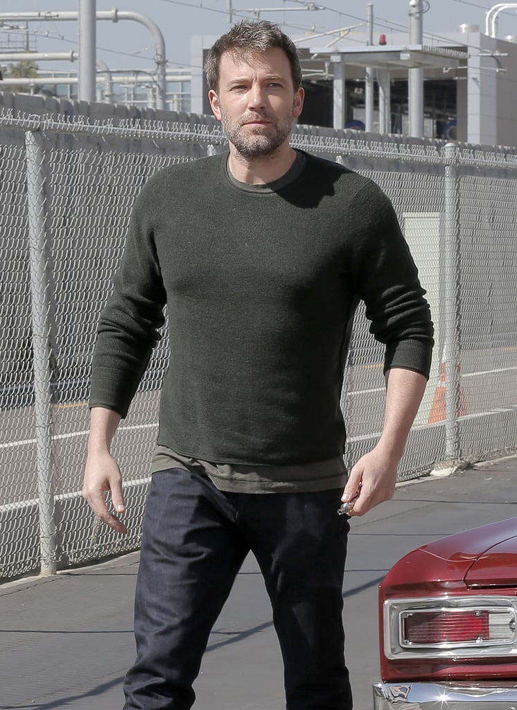 Ben Affleck With Gray Hair in LA March 2016 Pictures
