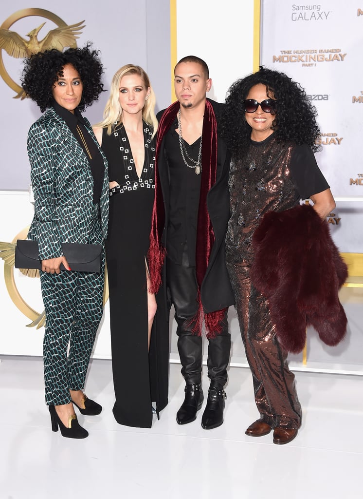 Ashlee Simpson is the daughter-in-law to Diana Ross and sister-in-law to Tracee Ellis Ross.