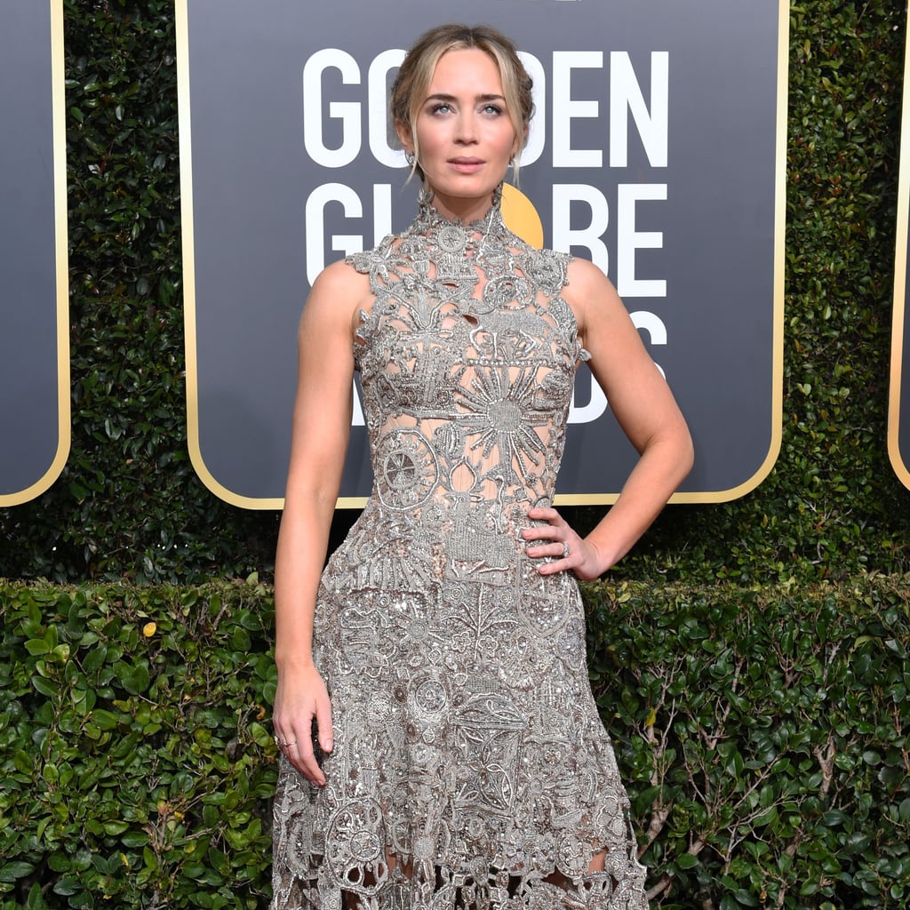 Emily Blunt Dress at the 2019 Golden Globes POPSUGAR Fashion UK