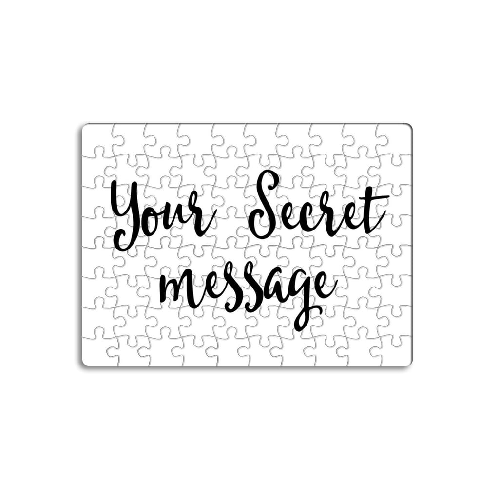 Secret Message or Photo Personalized Custom Puzzle