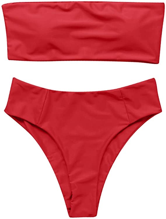 Omkagi Bandeau Bikini Set