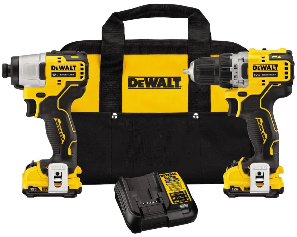 A Handy Tool: DeWalt Xtreme 2-Tool 12-Volt Max Brushless Power Tool Combo Kit