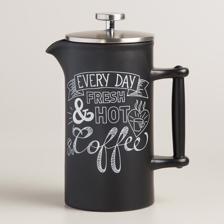 Chalk Ceramic French Press