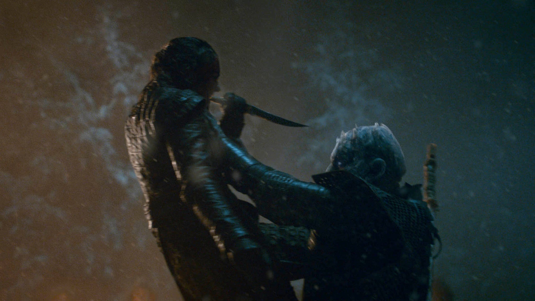 Arya Killing The Night King On Game Of Thrones Scene Popsugar