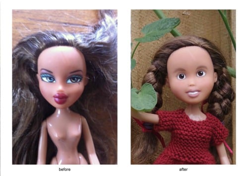 Tree Change Doll Before and After