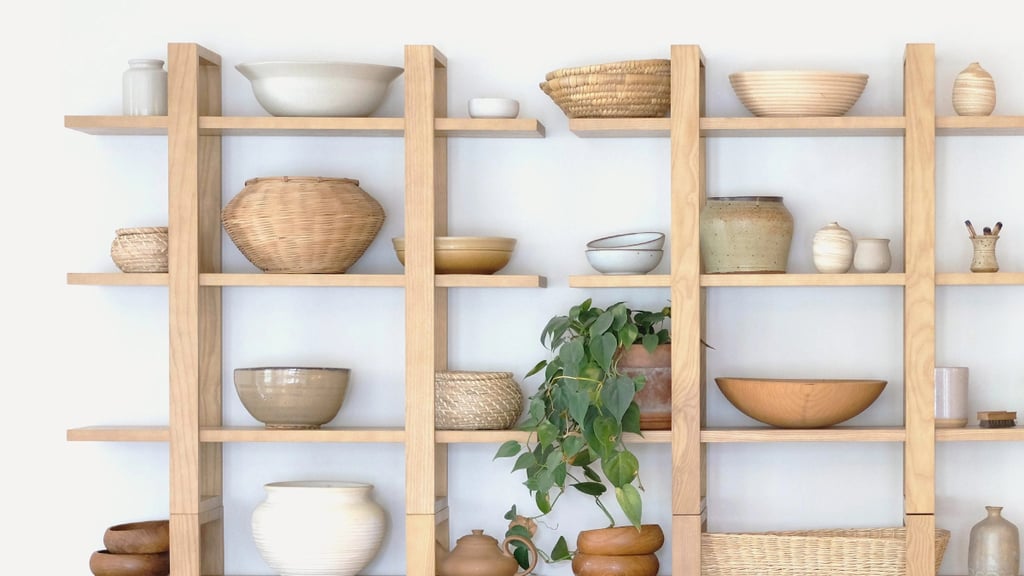 A Floating Shelf: Burrow Index Walnut Wall Shelves