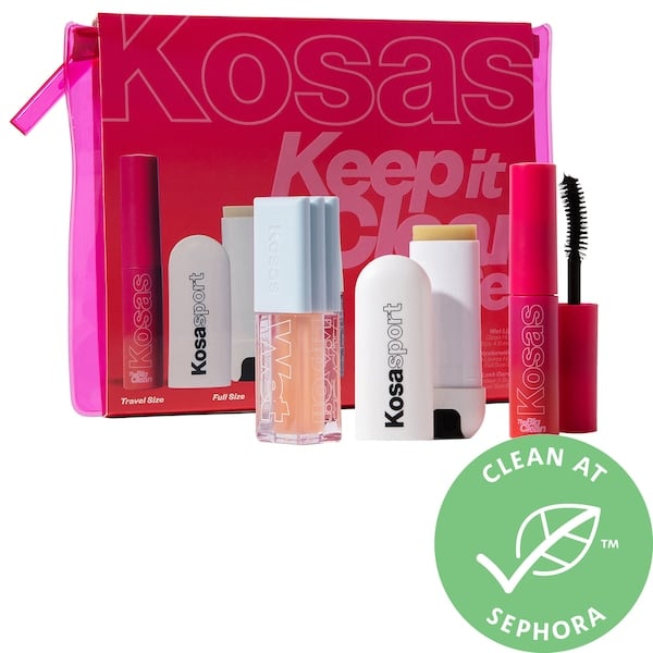 Kosas Keep It Clean - Clean Volumizing Mascara and Hydrating Lip Set