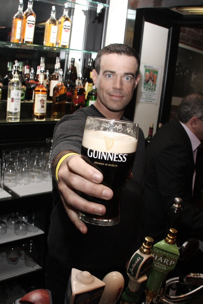 Carson Daly toasted to St. Patrick's Day at a pub in NYC in March 2009.
