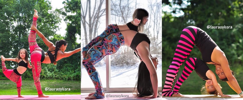 Mom and Daughter Yoga Photos