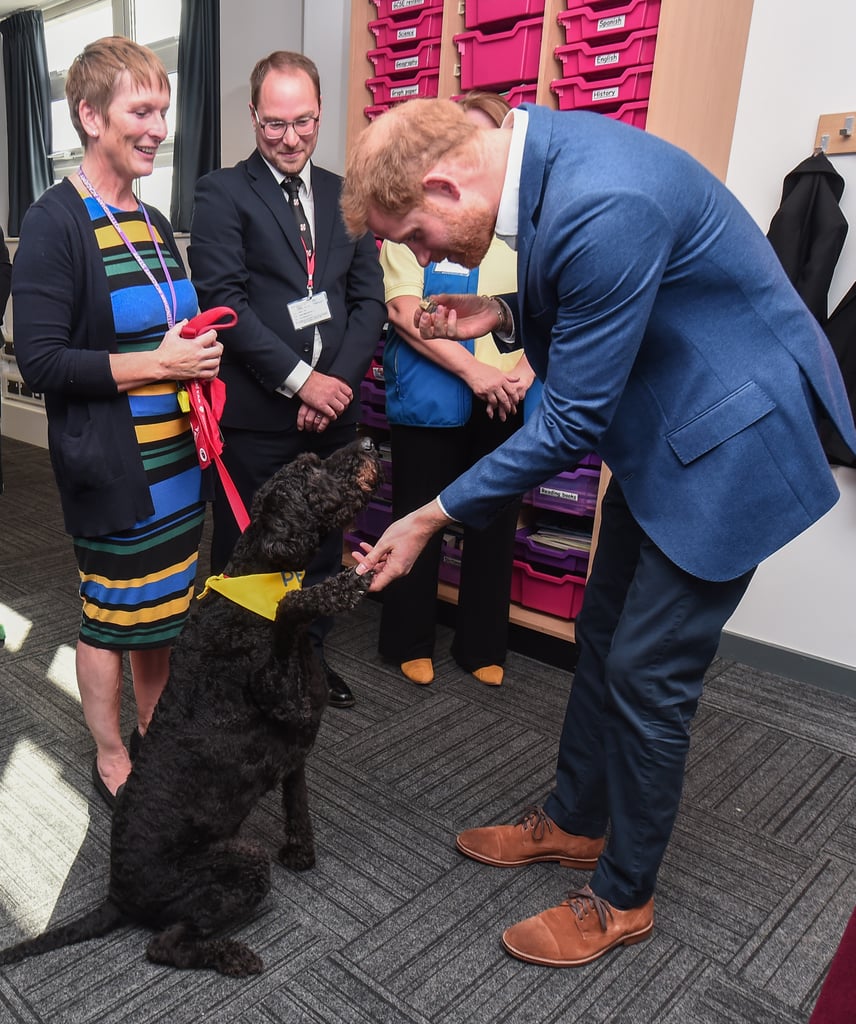 Prince Harry in Nottingham on World Mental Health Day Photos