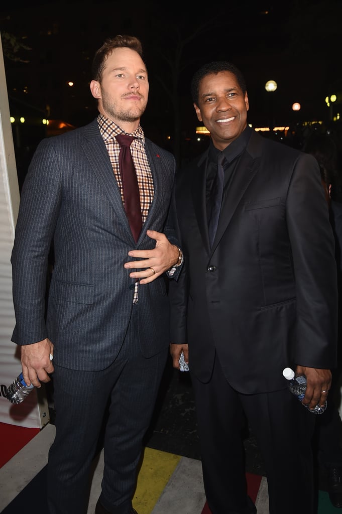Chris Pratt and Denzel Washington at TIFF 2016