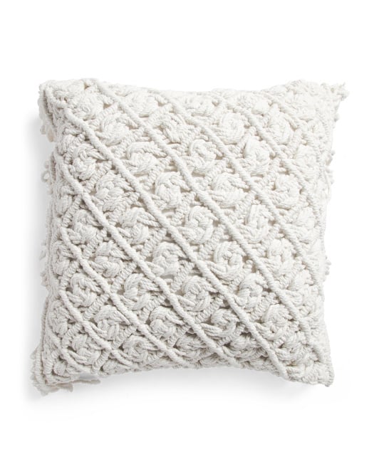 Made in India Macrame Pillow Best Home Decor From TJ Maxx 2019