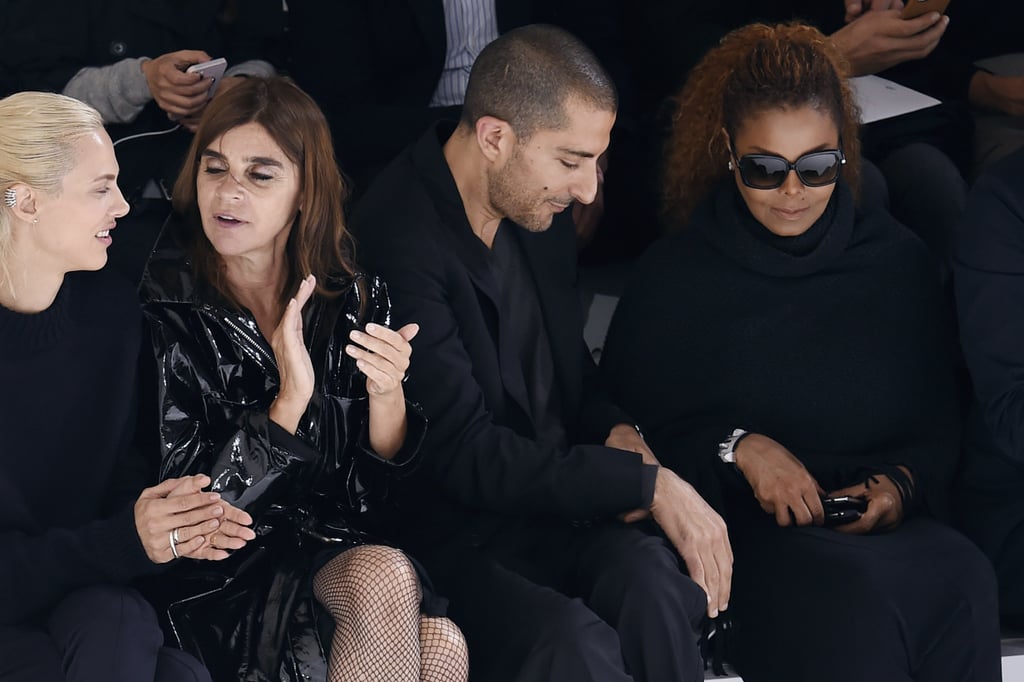Janet Jackson and Wissam Al Mana at Paris Fashion Week