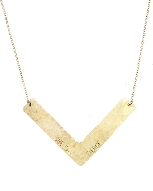 Identity Large Chevron Necklace