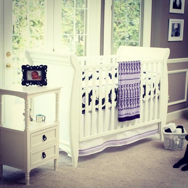 A Soothing Gray and Purple Nursery A Soothing Gray and Purple Nursery