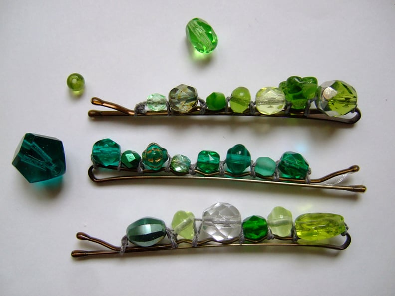 Beaded Bobby Pins