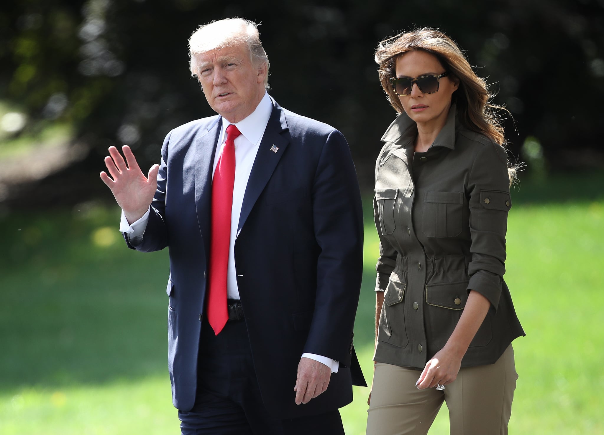 lejr Stationær inden for Melania Trump Veronica Beard Military Jacket | POPSUGAR Fashion