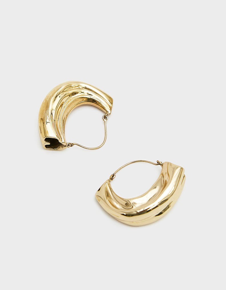 Ellery Arturo Textured Hoop Earrings