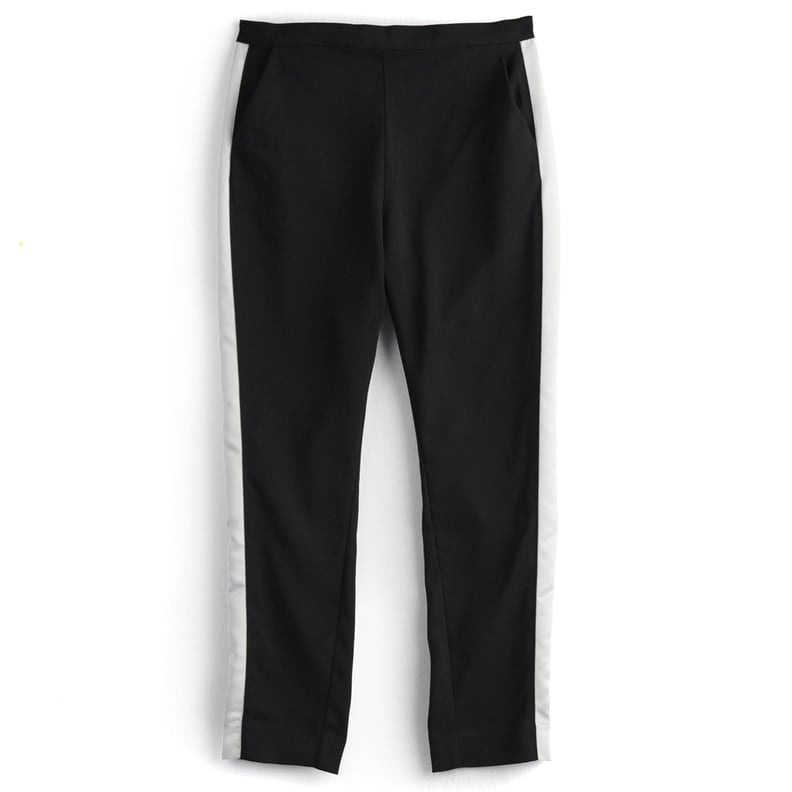 The POPSUGAR Collection at Kohl's Black Trousers With White Side Stripe