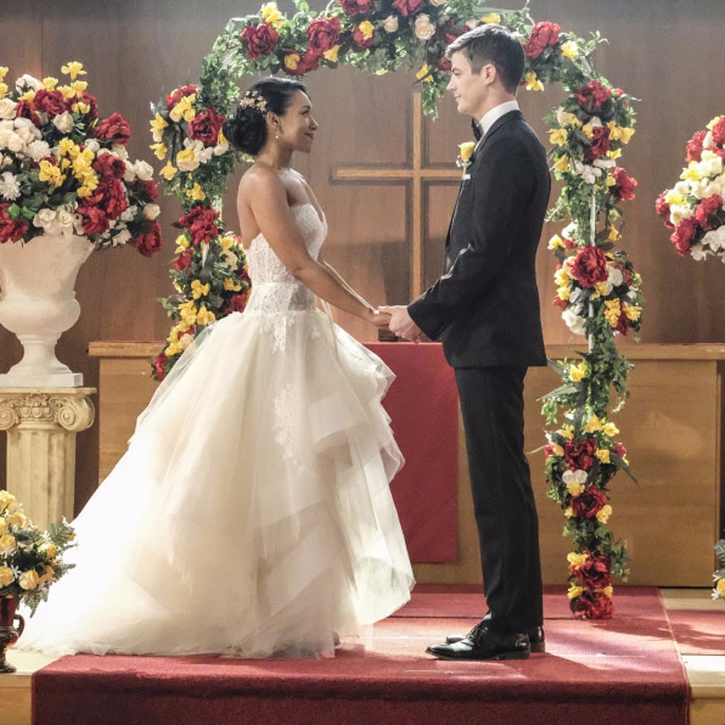 Barry And Iris S Wedding On The Flash Popsugar Entertainment